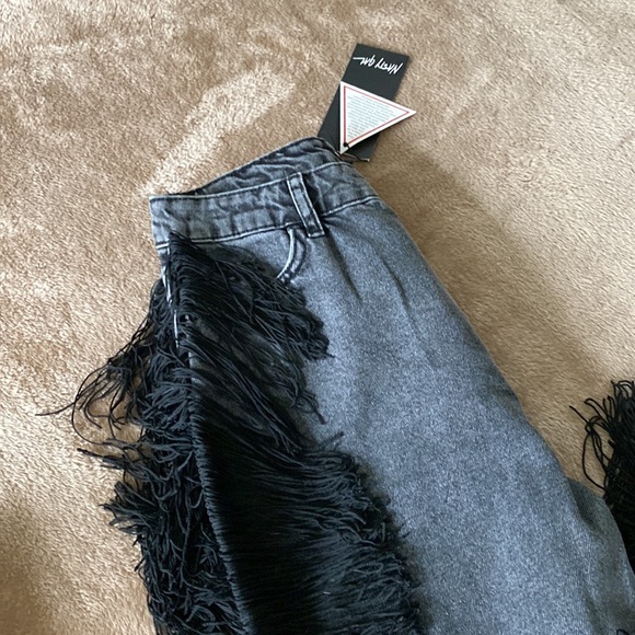 It’s only Rock & Roll Fringe High Waisted Jeans - Picture 7 of 7